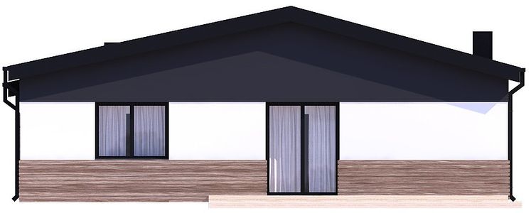 Фасад дома AHE-6858-37 Фасад дома AHE-6858-37
