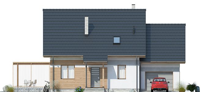 Фасад дома DFE-3939-47 Фасад дома DFE-3939-47