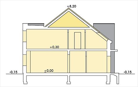 Фасад дома FEE-9949-34 Фасад дома FEE-9949-34