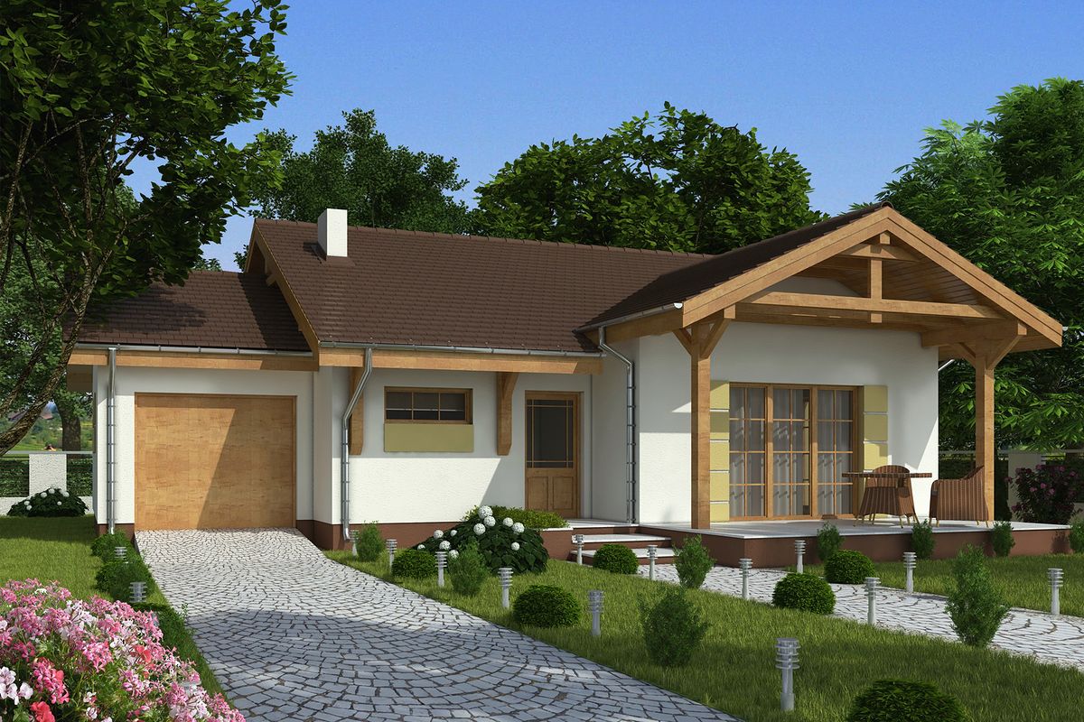 Проект дома IKH-5385-71