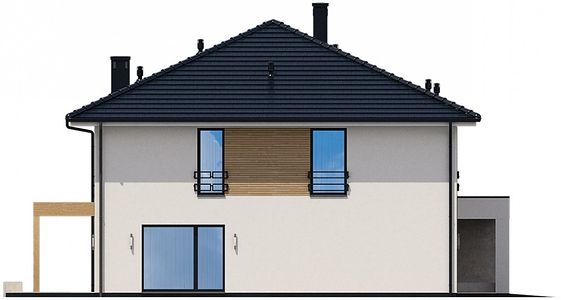 Фасад дома EKK-7122-26 Фасад дома EKK-7122-26